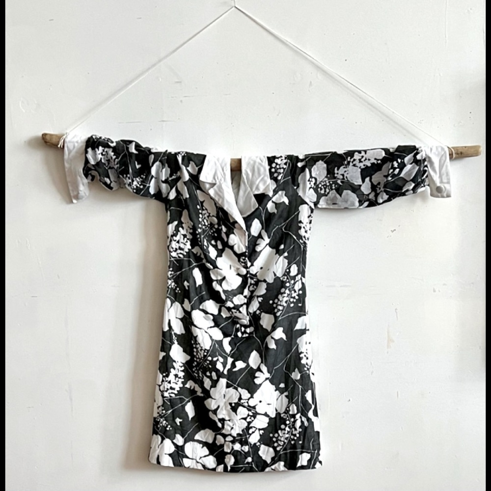 Vintage 1960 Arlene Andrews handmade short mod dress